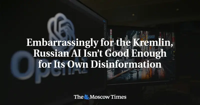 Embarrassingly for the Kremlin, Russian AI Isn’t Good Enough for Its Own Disinformation