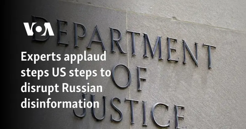 Experts applaud US steps to disrupt Russian disinformation